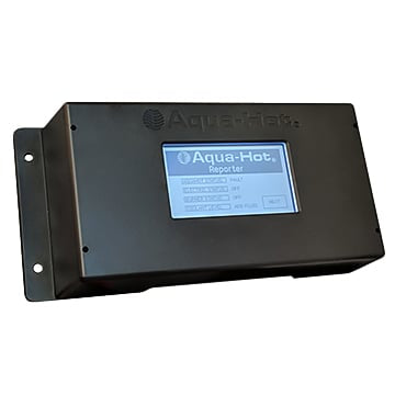Aqua-Hot Retrofilt Reporter 2.0 with a sleek design and clear display for monitoring.