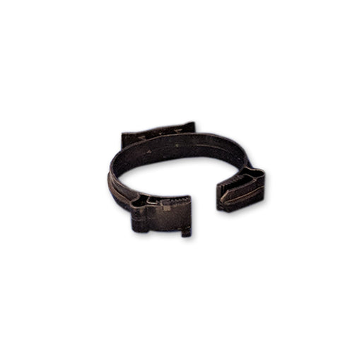 Metal pump bracket with mounting holes, designed for Buehler C21 model.
